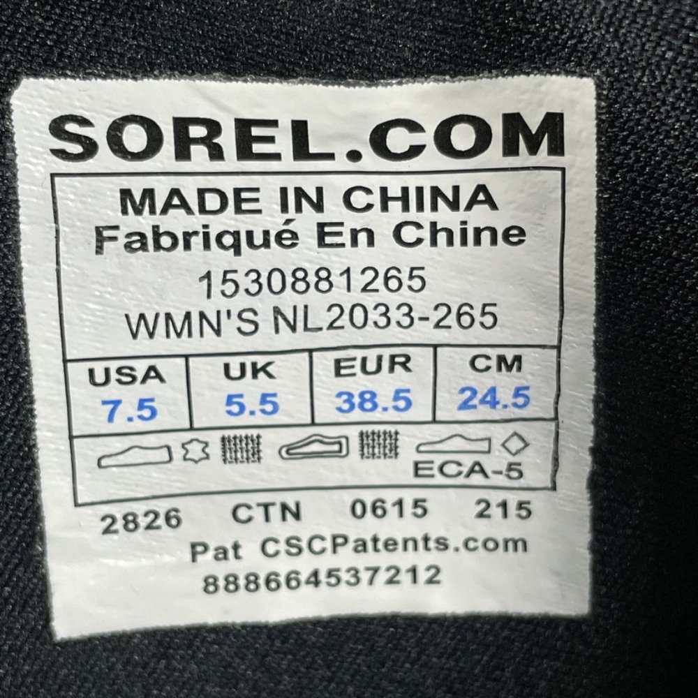 Sorel Conquest Carly Tall Winter Snow Boots - Picture 9 of 10